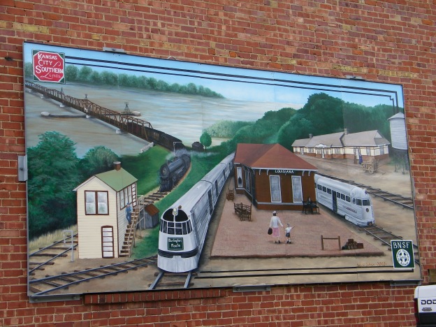Photo of mural in Louisiana, Missouri
